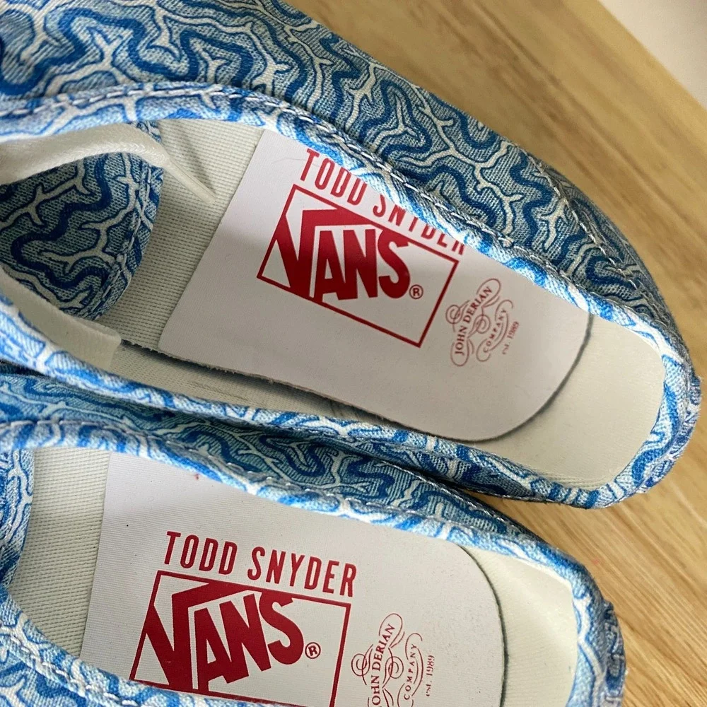 Vans x Todd Snyder‎ Sneakers Mens 10.5 John Derian Blue Shoes